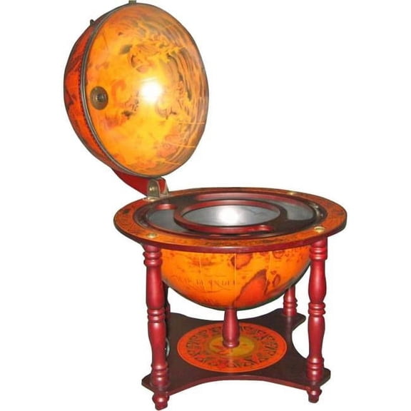 Globe bar 330mm 4 Legged Stand - Red