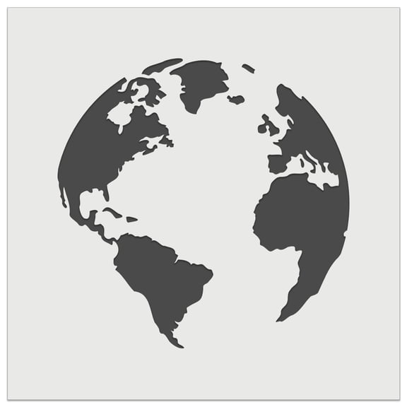 Sniggle Sloth Globe of Earth Art Stencils & Templates