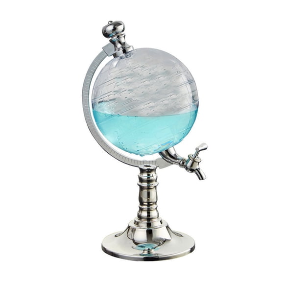Globes Shape Dispenser With Funnel And Stopper Tap Decanter Dispenser For Wine Liquors WhiskeyDrinks