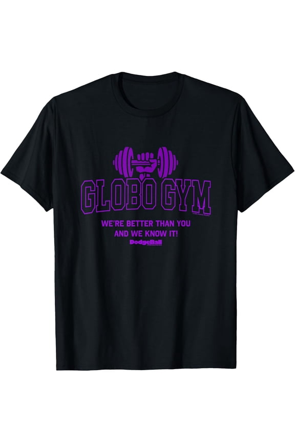 Globo Gym Collegiate Logo T-Shirt Size S-5XL