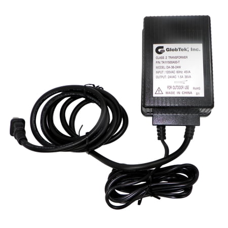 Globtek TA1I1500A00-T Class 2 Transformer Model: DA-36-24W Input: 120Vac 60Hz 45Va