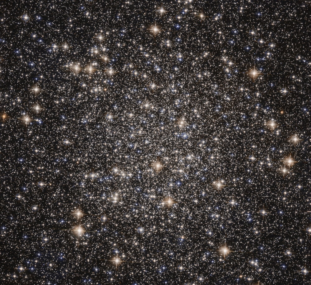 Globular cluster M22 in the constellation Sagittarius Canvas Art - Robert GendlerStocktrek Images (30 x 27)