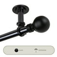 thumbnail image 1 of Globus Ceiling 1" Curtain Rod/ Room Divider 120-170 inch - Black, 1 of 2
