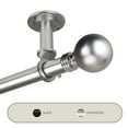 thumbnail image 1 of Globus Ceiling 1" Curtain Rod/ Room Divider 48-84 inch - Satin Nickel, 1 of 2