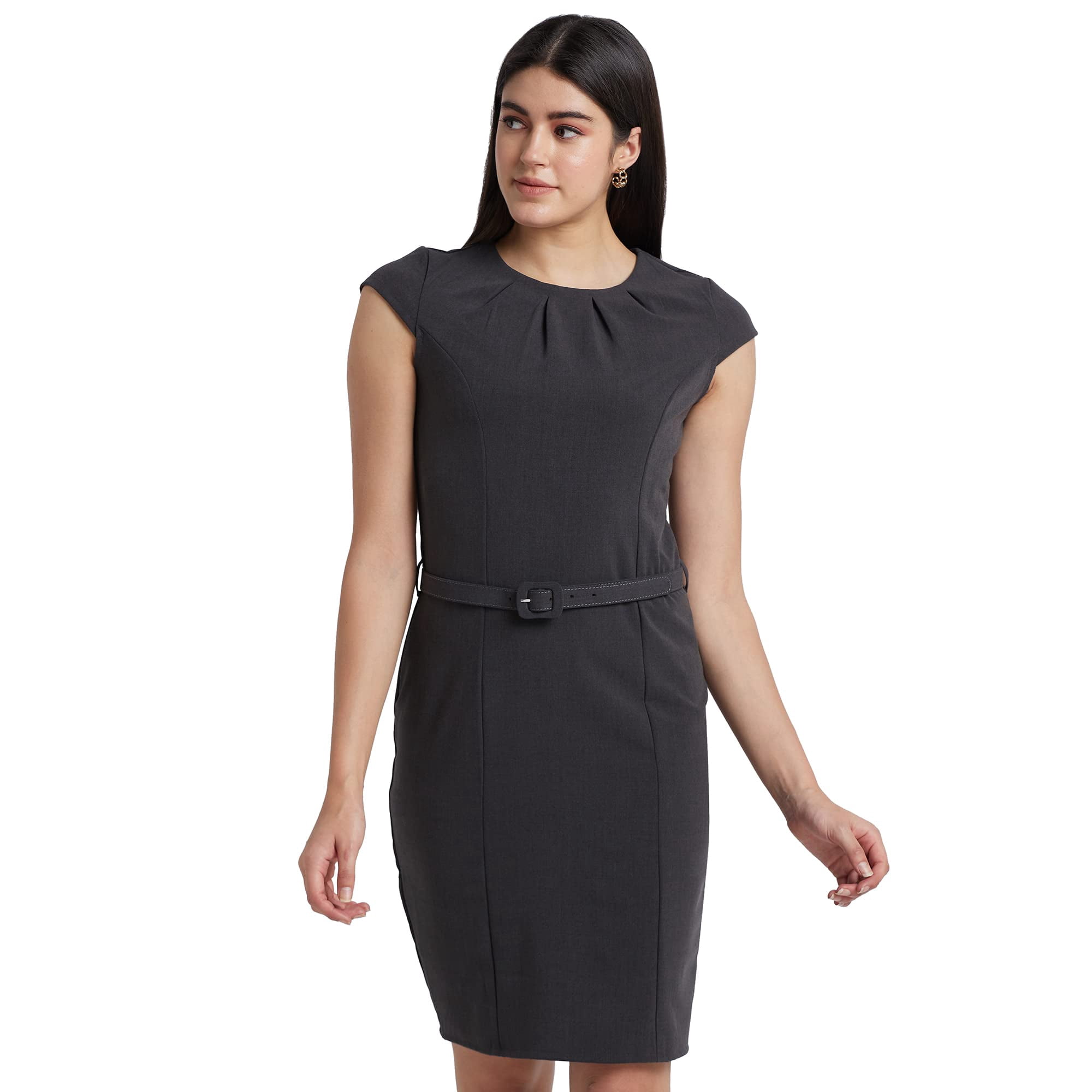 Globus Women Belted Sheath Dress - Walmart.com