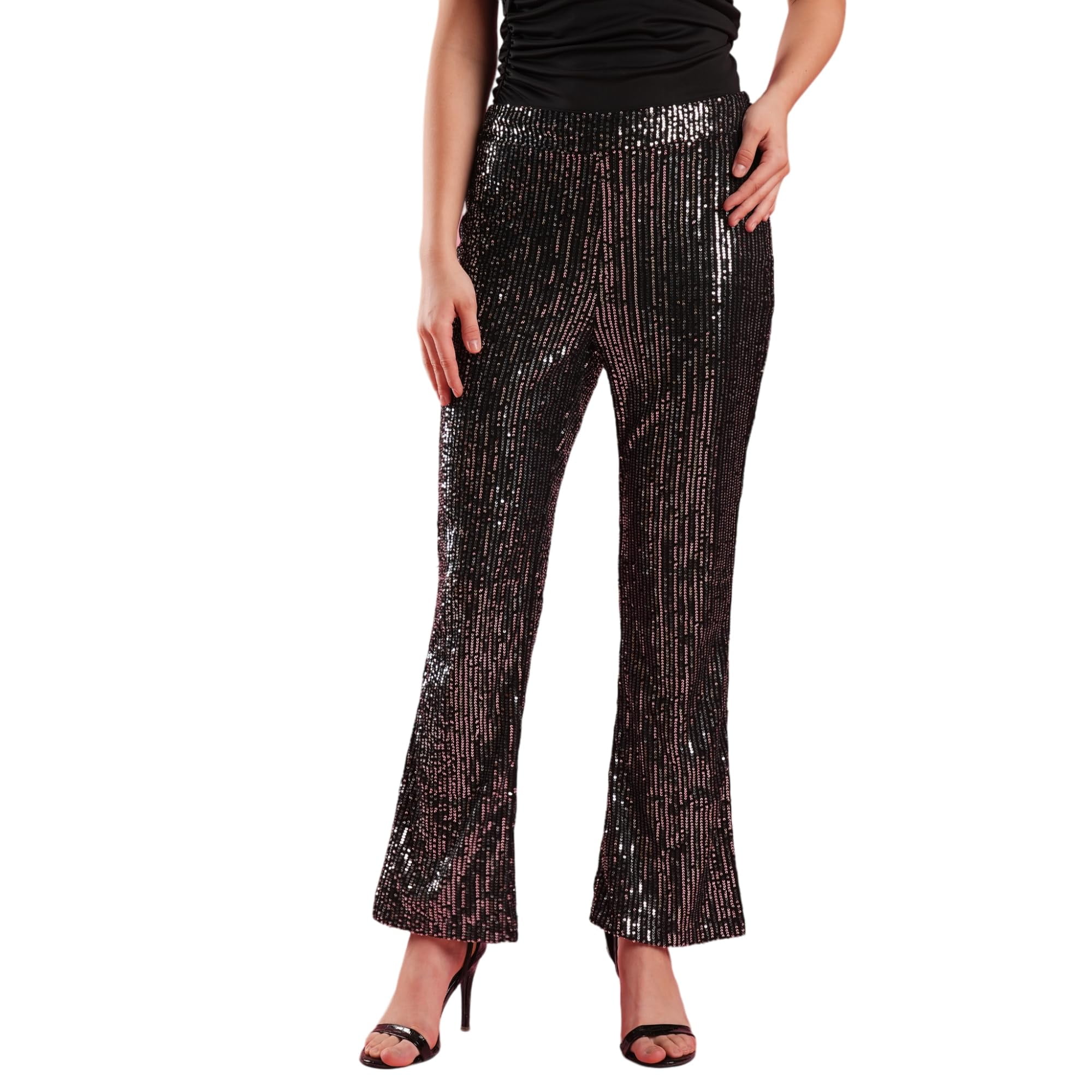 Brown Women Mid Rise Bootcut Trousers