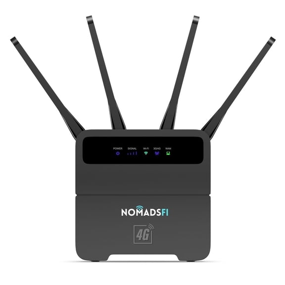 GlocalMe R40 Multi-Carriers Home Router with 150 US Data- Portable 4G+ CAT12 Home &RV Internet Router, Plug-and-Play LTE Wi-Fi for Home, RV, Office, & Remote Work