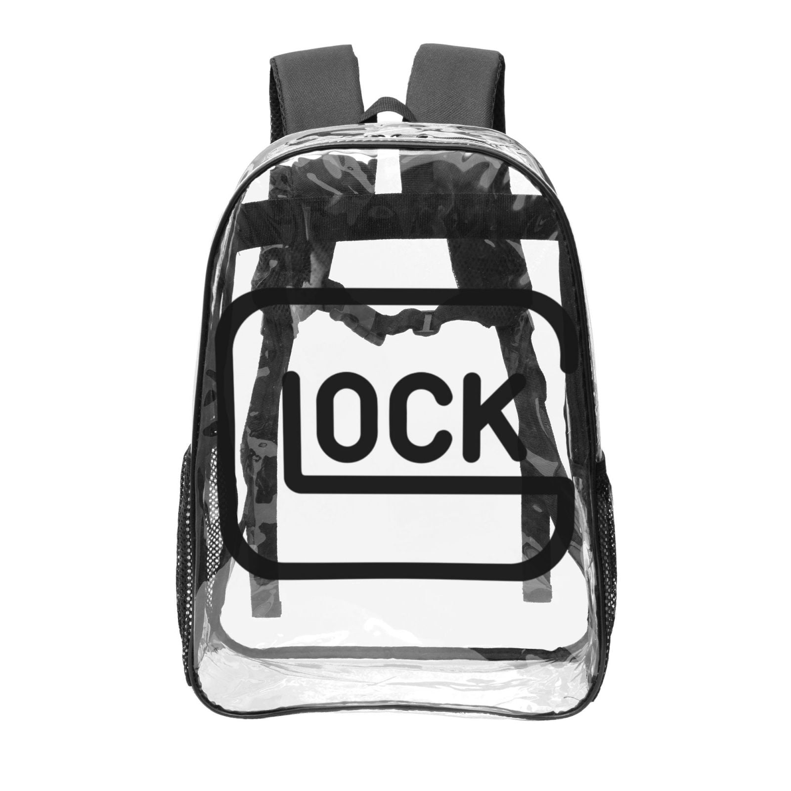Glock Transparent Backpack Fashion Travel Backpack Laptop Backpack 16ch