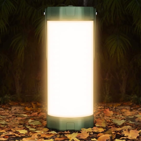 Glocusent Survival Camping Lantern, 106LED with 5 Brightness, Up to 1200LM, 3 Modes & SOS, Rechargeable for 80hrs, IP68 Waterproof, Small & Light, Emergency Light for Blackout, Hurricane, Hiking
