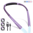 thumbnail image 1 of Glocusent Upgraded LED Neck Reading Light, Book Light for Reading in Bed, 30-min Timer, 3 Colors & 3 Brightness Adjustable, Rechargeable & Long Lasting, Perfect for Reading, Knitting & Repairing, 1 of 7