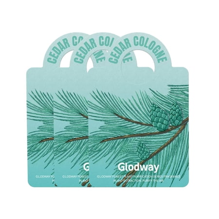 Glodway Air Frensheners,Hanging Car Air Freshener, Cedar Cologne Scent,3 pack