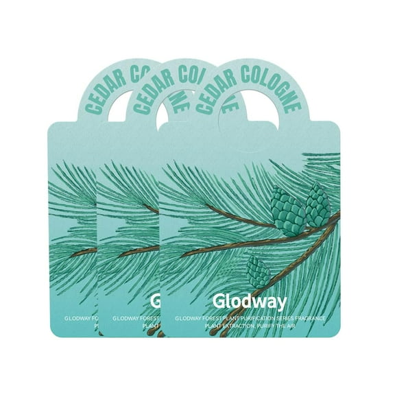 Glodway Air Frensheners,Hanging Car Air Freshener, Cedar Cologne Scent,3 pack