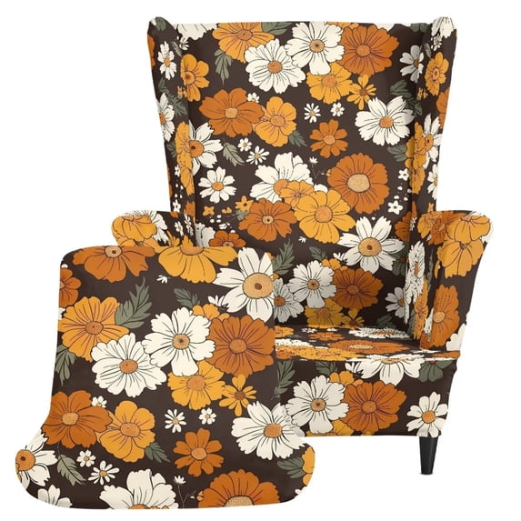 Glofpot Furniture Protector, Pet Friendly Wingback Chair Cover, Single ...