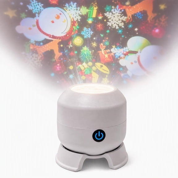 Glomas Christmas Projector, Indoor USB Touch Control Light Projector (Christmas)