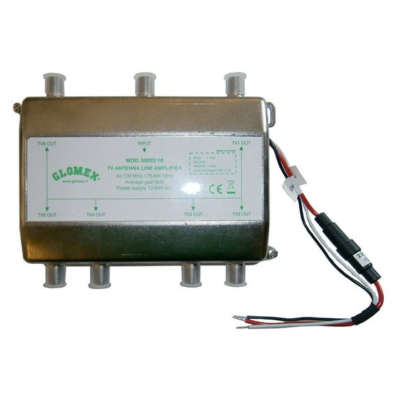 Glomex 6-Way Splitter Up To 6 TVs [50022/10]