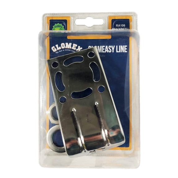 Glomex RA106BRACKINOX-L Stainless Steel L MastHead Bracket