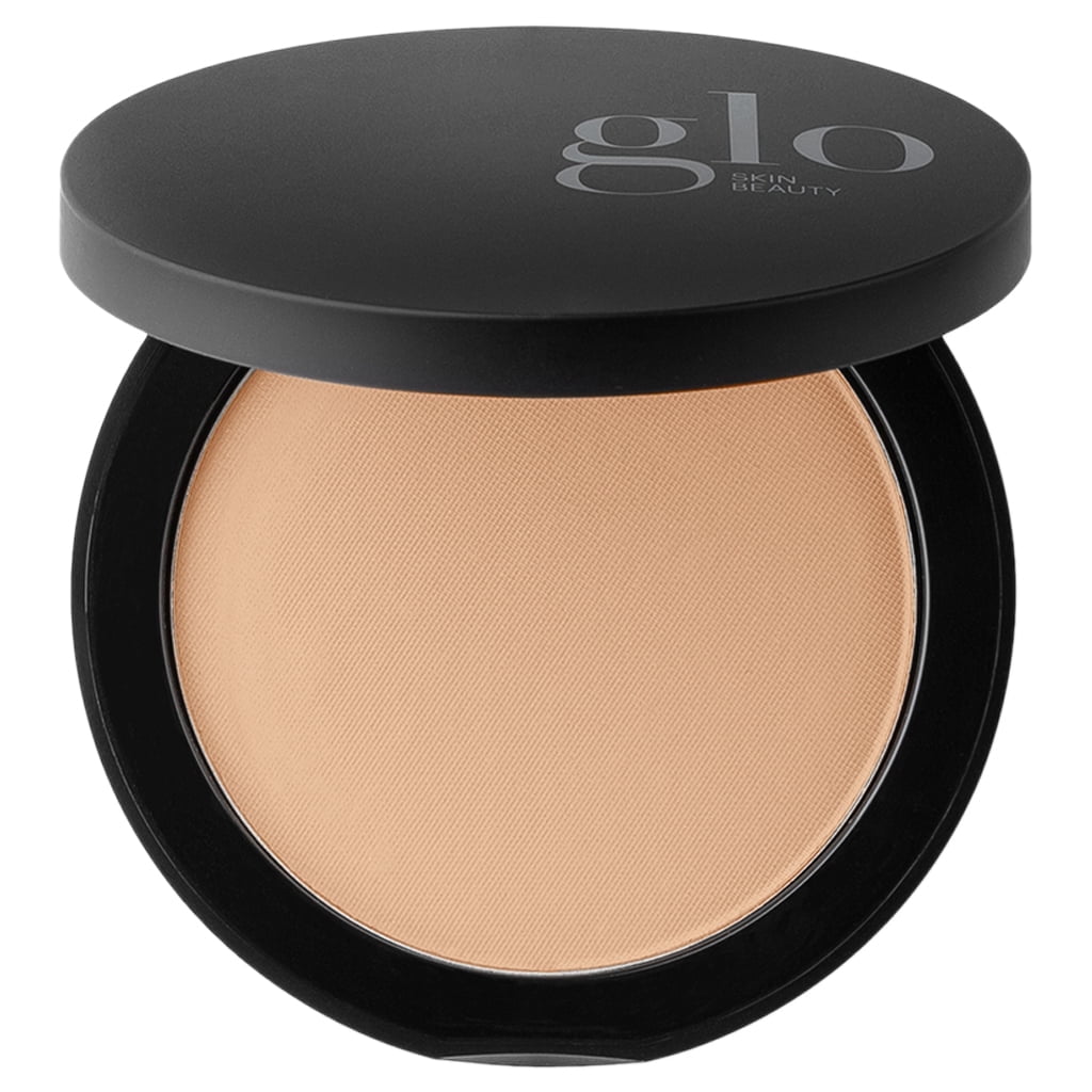 Glominerals Glopressed Base Powder Foundation, Honey Light, 0.35 Oz