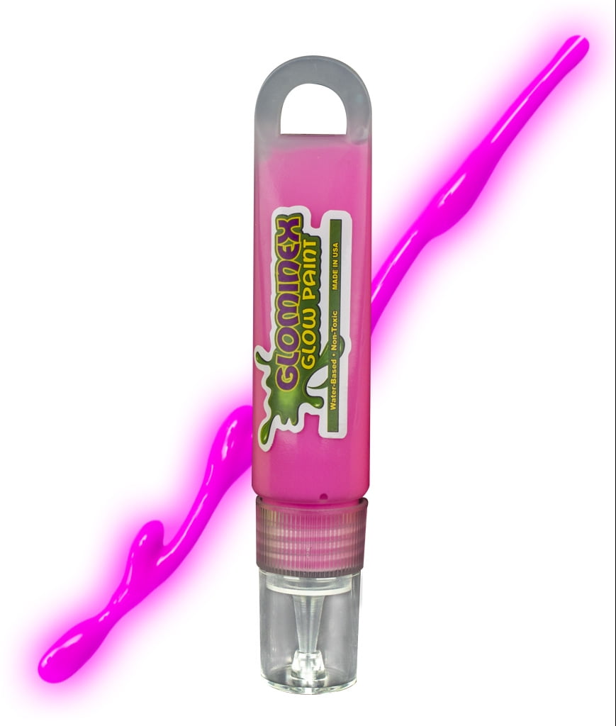 Pink Glominex 1 oz. Glow Paint