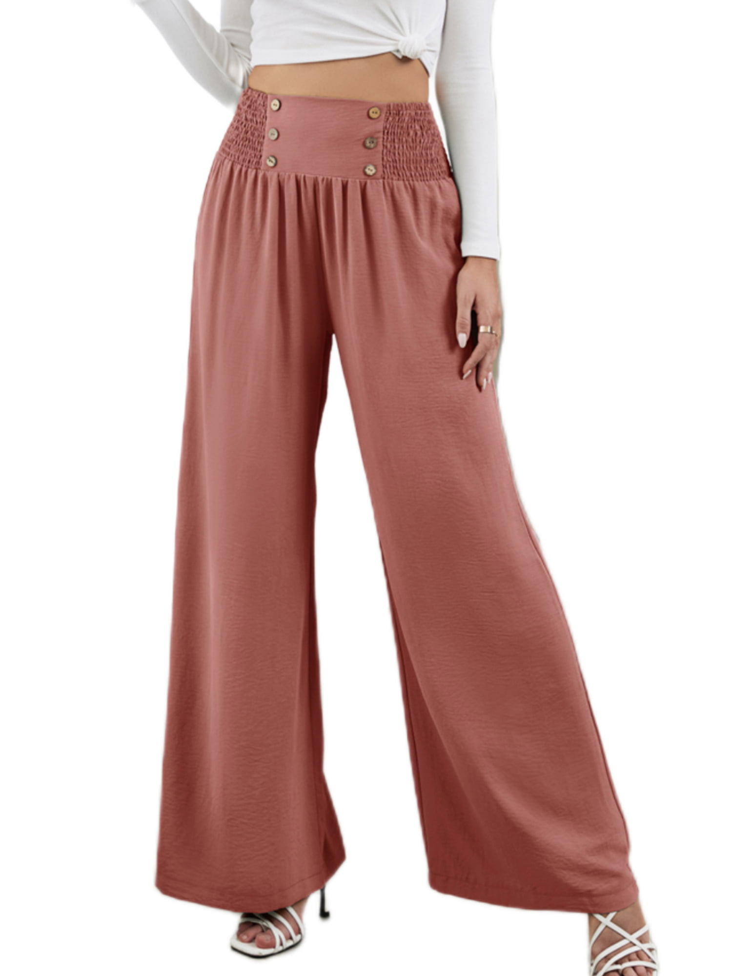 Day on The Greens Crinkle Wide Leg Palazzo Pants – Shoppe3130