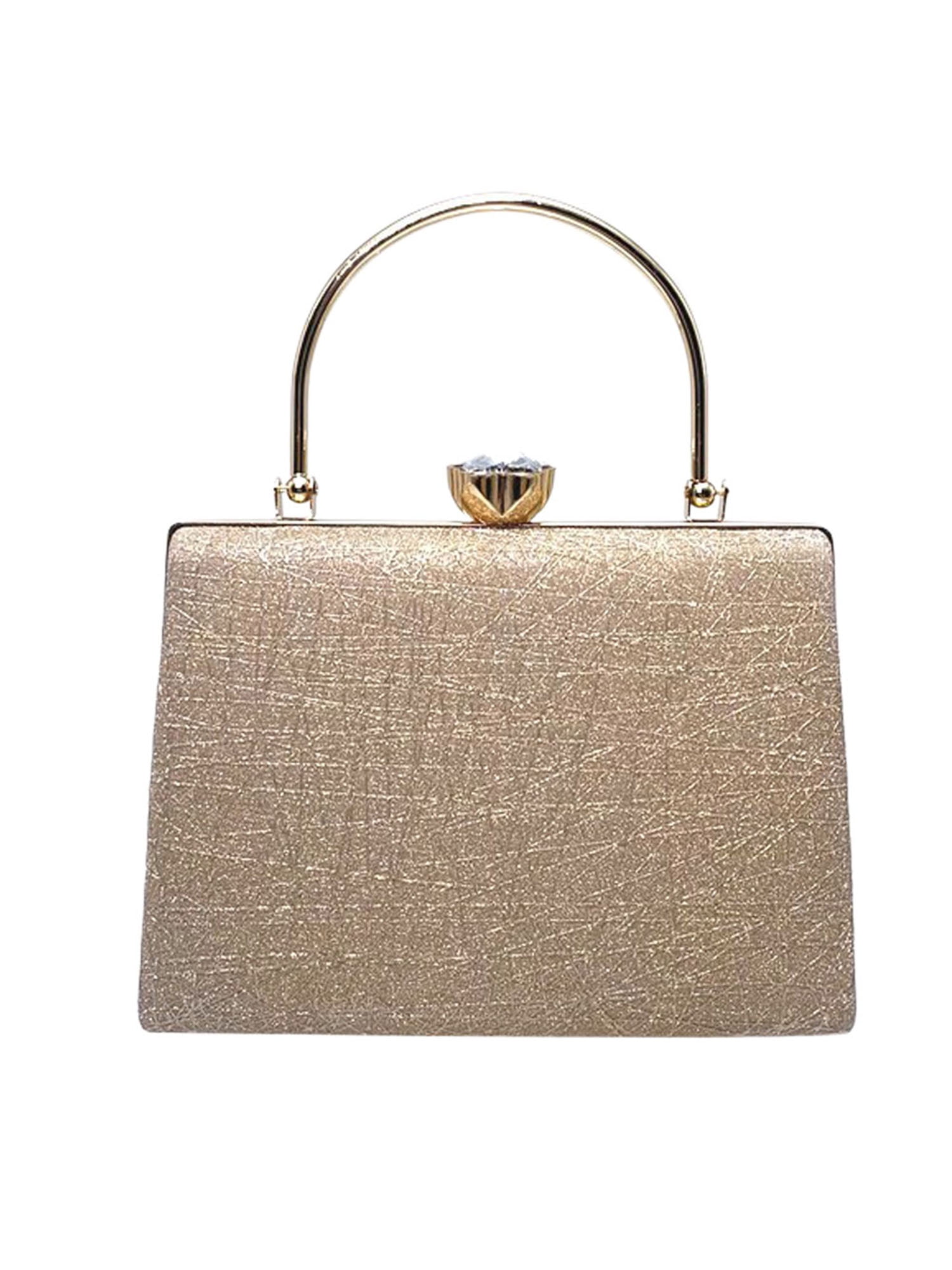 Victoria's Secret Gold Glitter Fold Over Zip Clutch Purse Bag Mirror Dark  Orchi | eBay