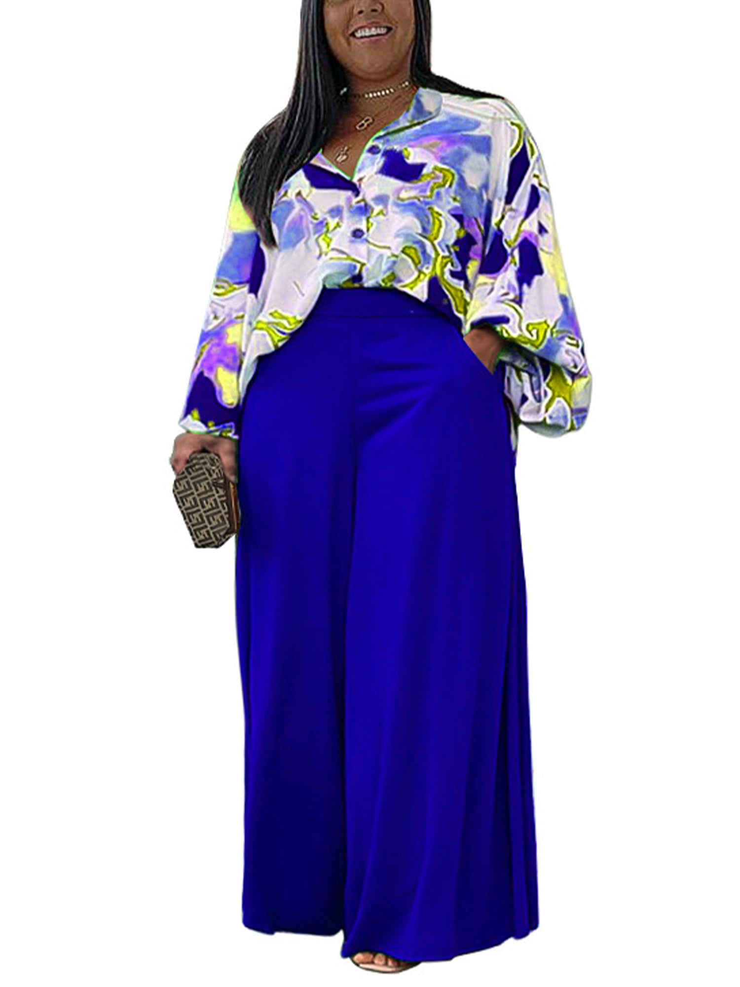 https://i5.walmartimages.com/seo/Glonme-Ladies-Shirts-And-Palazzo-Pant-Wide-Leg-Lounge-Set-Long-Sleeve-Two-Piece-Outfit-Holiday-Baggy-Blouse-Trousers-Casual-Plus-Size-Blue-3XL_84062a9c-7a4d-4d77-a63b-a445a7331dd8.d37a8f48b6c38d50b48299e84b3b772a.jpeg