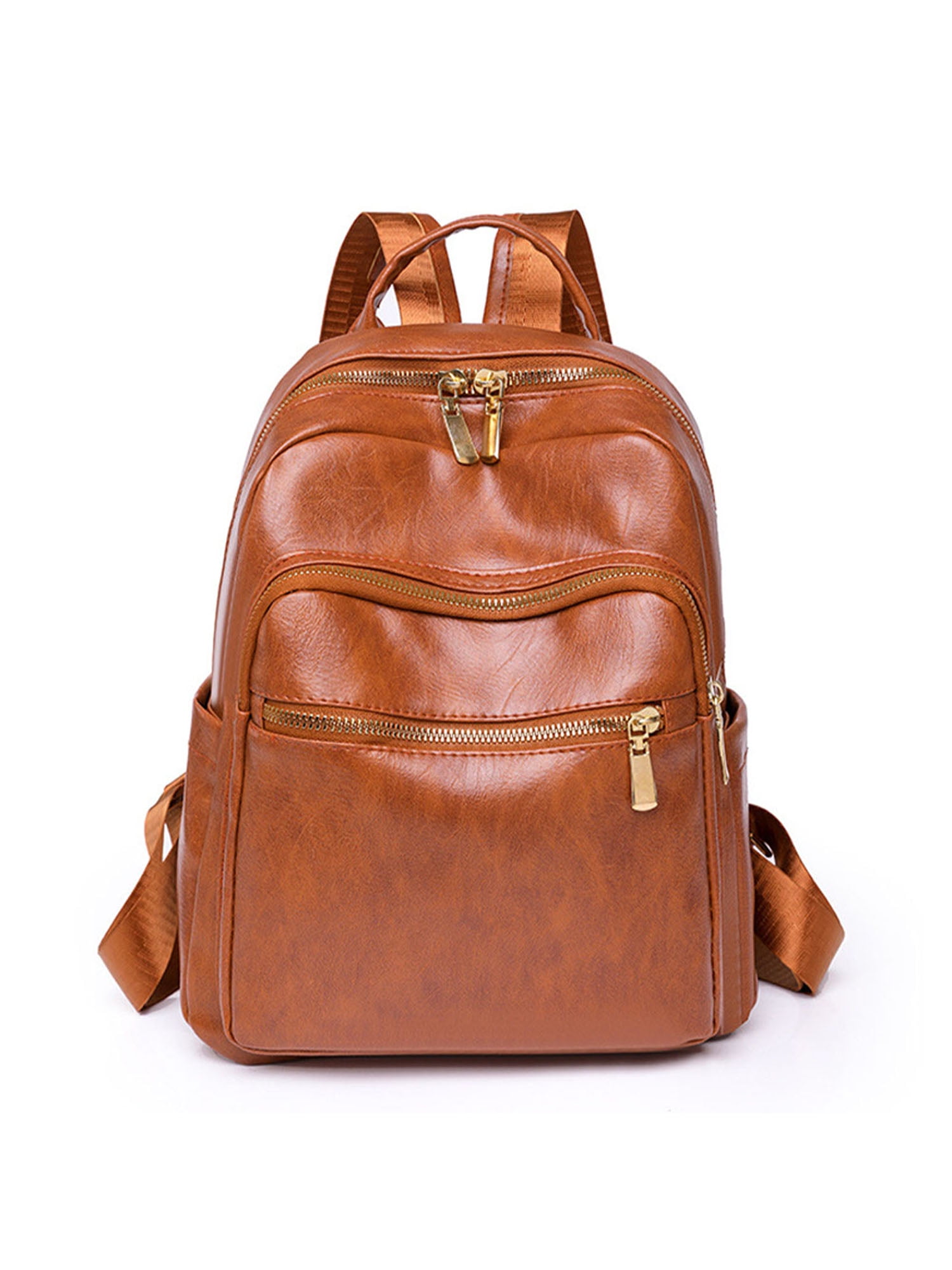 ZNT BAGS Dark brown handmade leather backpack bag for unisex : Amazon.in:  Fashion