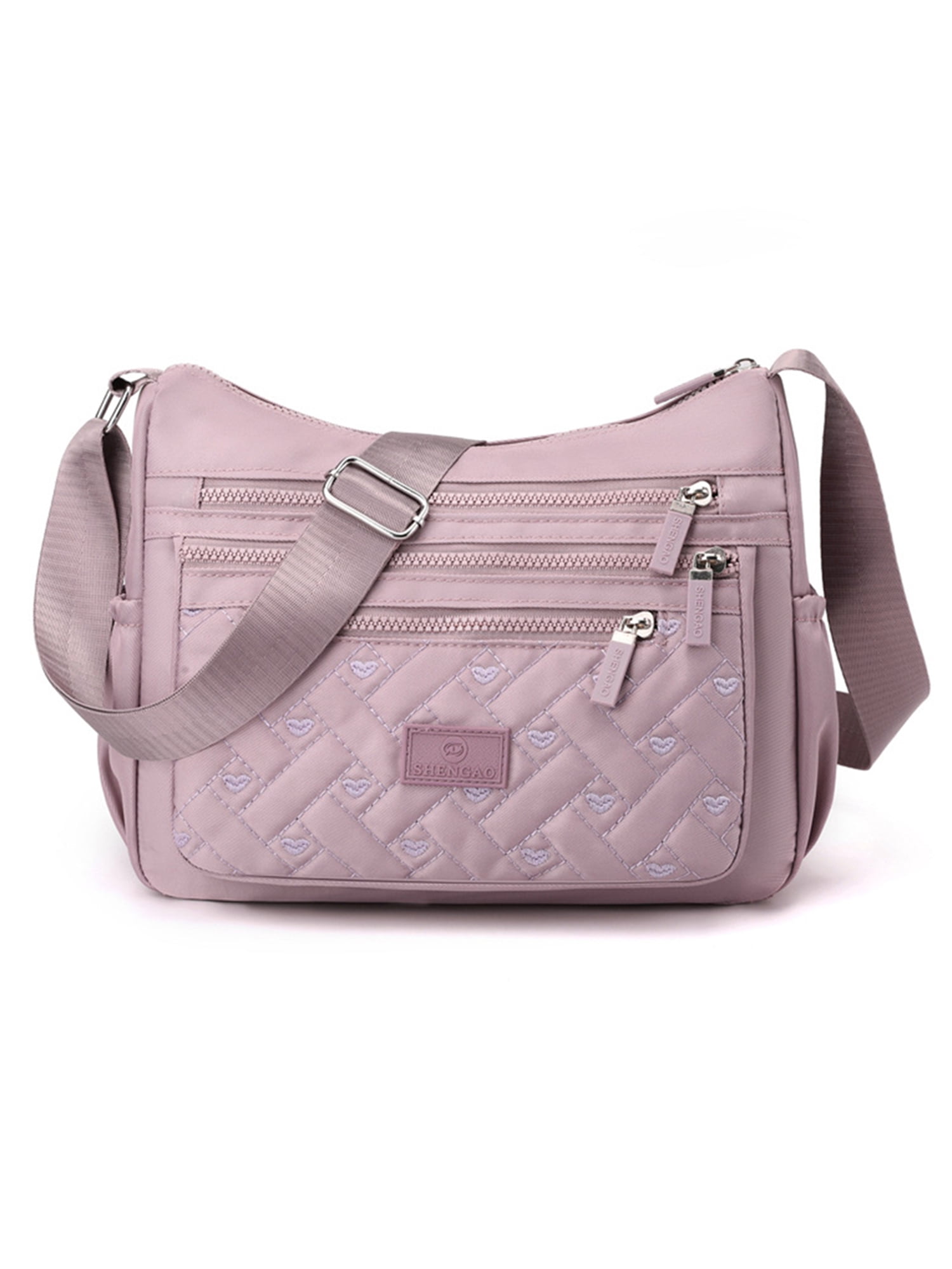 Glonme Women Crossbody Bag Messenger Purse Multi Pockets Lightweight