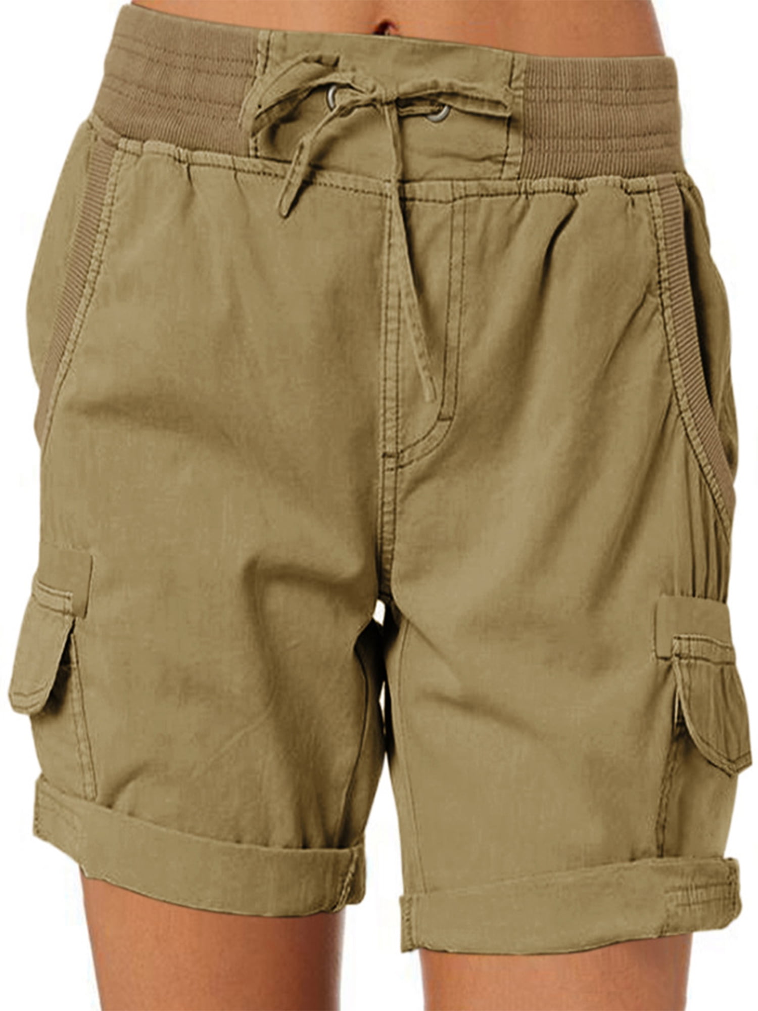 Dark khaki best sale shorts