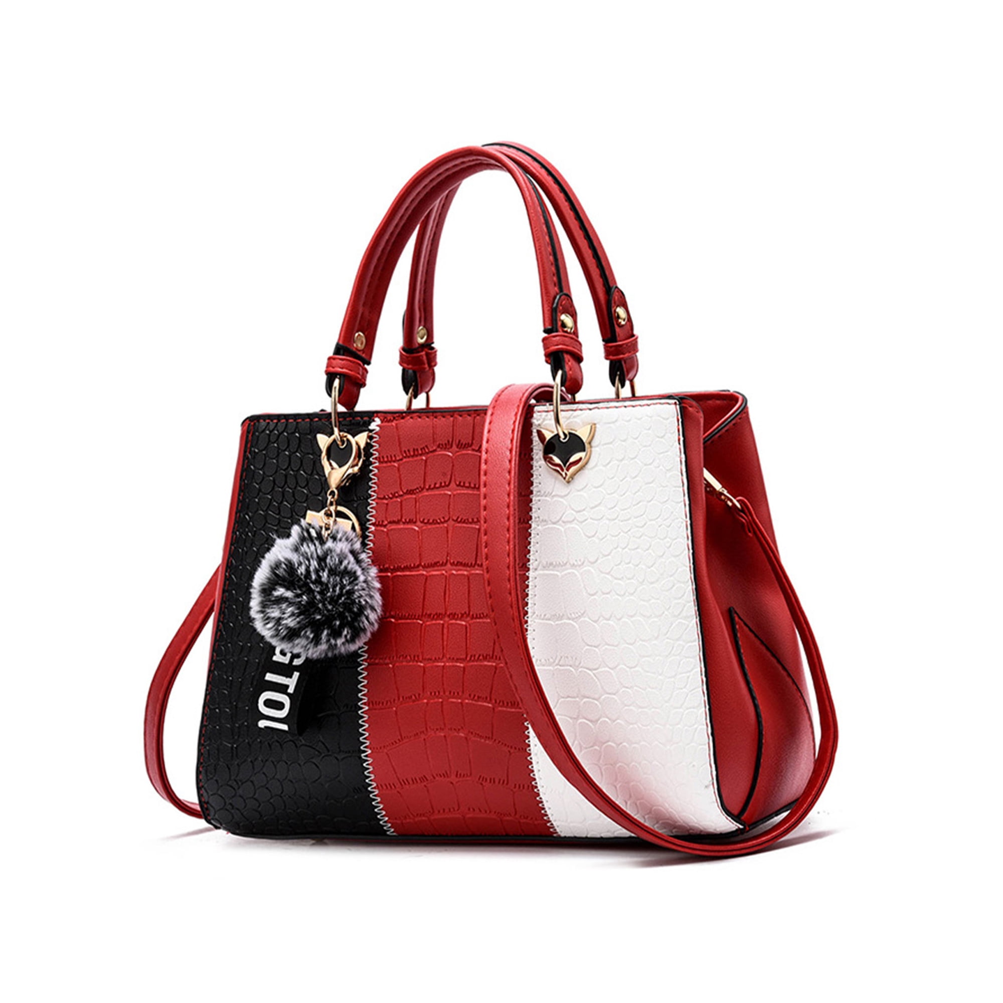 pu leather handbag For Women Large Shoulder Tote Purse Top Handle Satchel