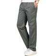 thumbnail image 1 of Glonme Zipper Pockets Trousers Men Plain Sport Bottoms Lightweight Elastic Waist Pants 2226 Army Green XXL, 1 of 2