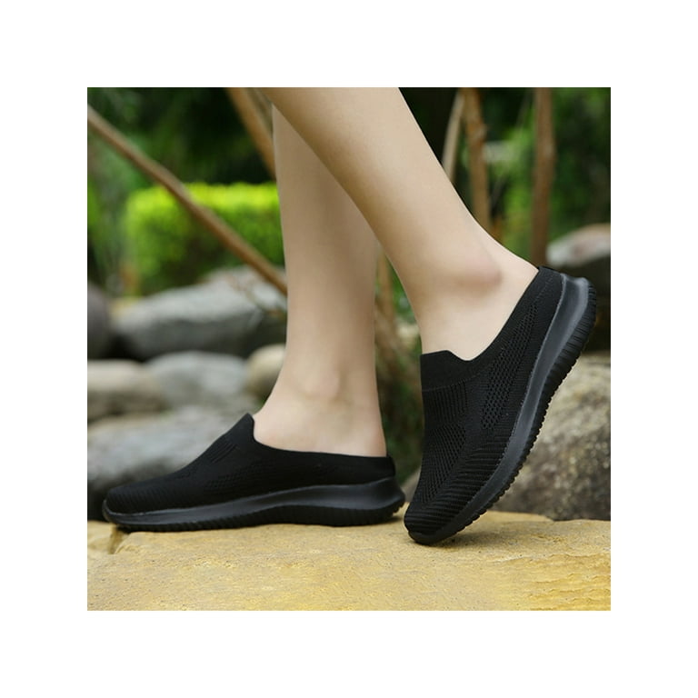 Womens black deals mule sneakers Womens black deals mule sneakers