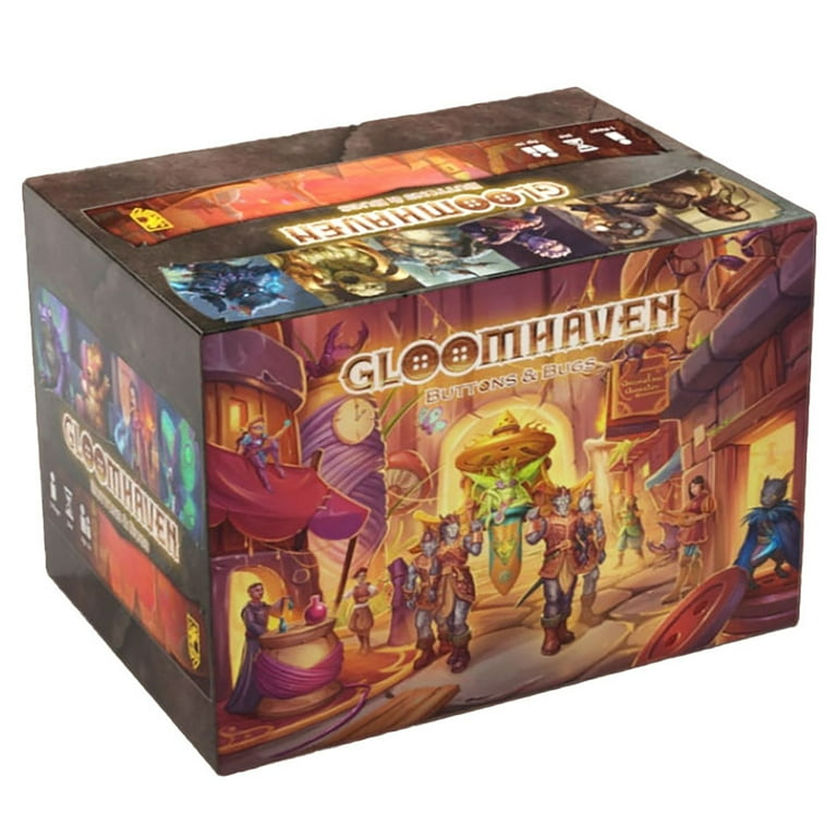 Gloomhaven Cephalofair Games Buttons & Bugs - A Solo Play Game W/Playstyle Similar to in A Fraction of The Size, Ages 14+, 1 Player Gloomhaven Cephalofair Games Buttons & Bugs - A Solo Play Game W/Playstyle Similar to in A Fraction of The Size, Ages 14+, 1 Player