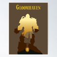 thumbnail image 1 of Gloomhaven Cragheart - Minimalist Silhouette Poster Style - Board Game Art Poster Wall Art, Modern Wall Decor For Living Room Bedroom, 16x24 UNFRAMED, 1 of 2