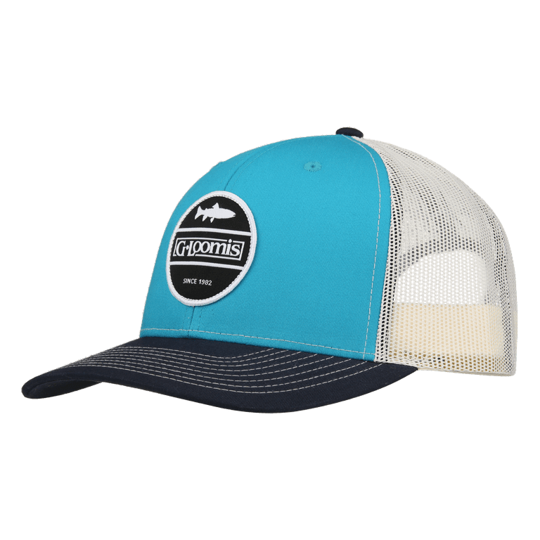 Gloomis Fishing G. Loomis Fish Patch Cap Blue Teal Birch Navy One Size Fits Most GHATFSHPTCHBLT Walmart