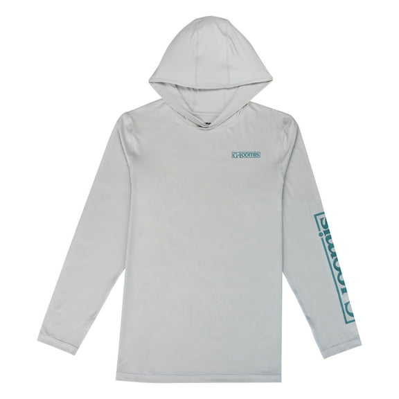 Gloomis Fishing G. Loomis Long Sleeve Hooded Performance Tee - Gray, MD [GTEESUNLSHMAGY]