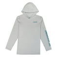thumbnail image 1 of Gloomis Fishing G. Loomis Long Sleeve Hooded Performance Tee - Gray, XL [GTEESUNLSHXLAGY], 1 of 9