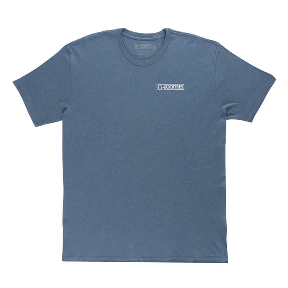 Gloomis Fishing G. Loomis Short Sleeve Logo Tee - Blue, LG [GLOGOTEESSLBL]