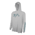 thumbnail image 1 of Gloomis Fishing Gloomis Long Sleeve Tech Tee Hooded - Prlgray, SM [GTEEVAPLSHSGY], 1 of 2