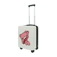 thumbnail image 1 of Gloomy Bear 22.5 Inch Carry On Luggage, Hardshell Rolling Suitcase with Spinner Wheels, White, 1 of 6