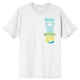 thumbnail image 1 of Gloomy Bear Cancer Zodiac Gloomy Crew Neck Short Sleeve Women's White T-shirt - 4XLB, 1 of 7