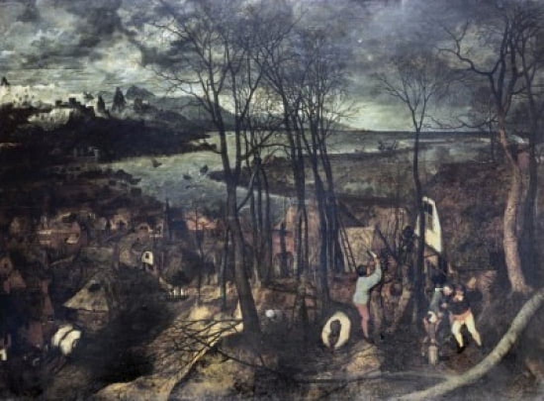 The Gloomy Day 1565 Pieter Bruegel the Elder (ca1525-1569Flemish) Oil on Wood Panel Kunsthistorisches Museum Vienna Austria Canvas Art - Pieter Bruegel (18 x 24)