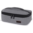 thumbnail image 1 of Gloppie Small Lunch Bag Mini Lunch Box Insulated Lunch Bag for Men Women Petty Lunch Box Adult Portable Lunch Pail Thermal Lunch Containers Reusable Snack Bags Loncheras Para Hombres Grey, 1 of 9