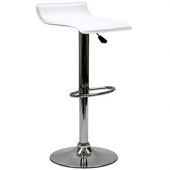 Gloria Bar Stool (No Back) in White