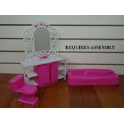 Gloria Bathroom Play Set Doll Accessories, 3 Pieces