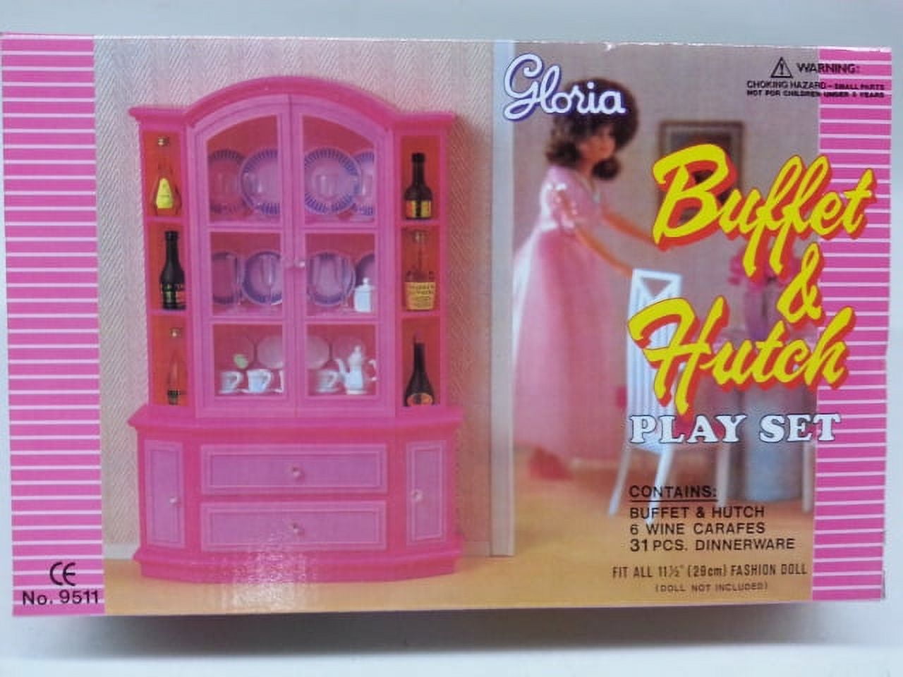 Juego Completo de Muebles de Muñeca Barbie con 46 Piezas