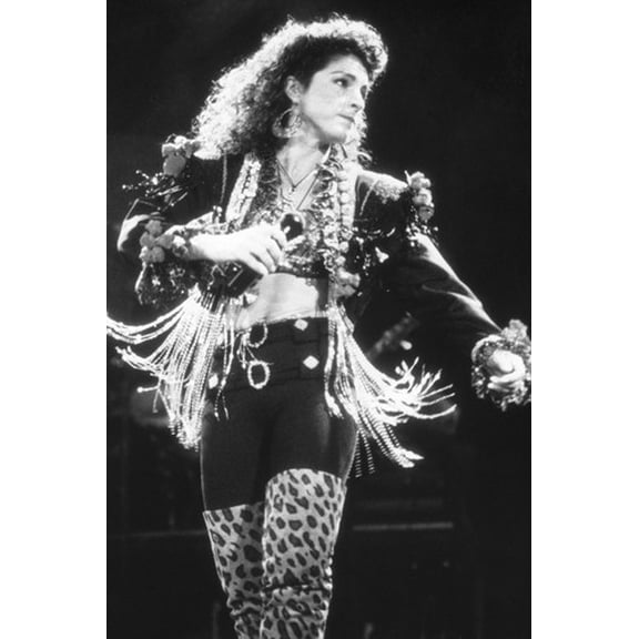 Gloria Estefan in concert Miami Sound Machine b/w 24x36 Poster