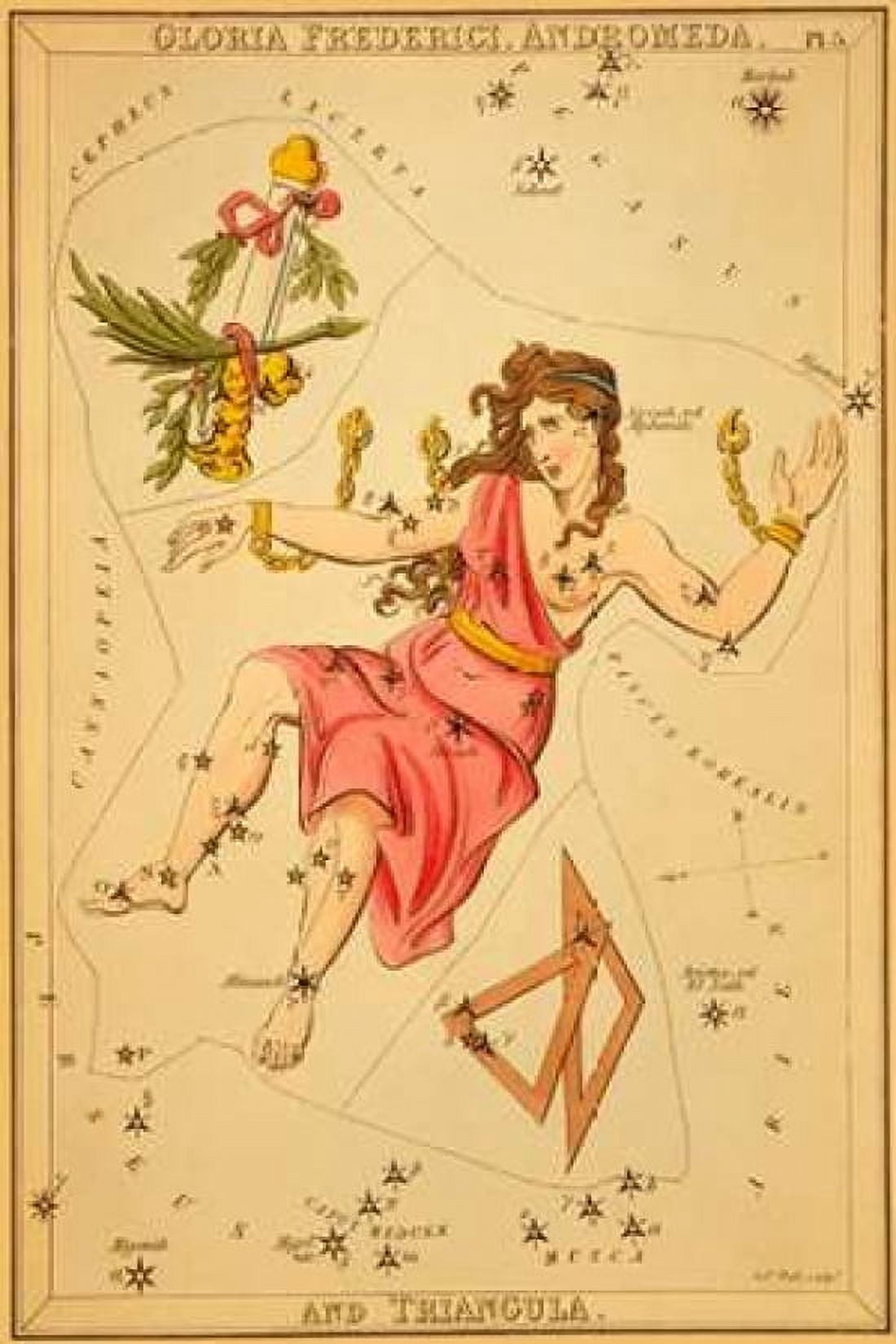 Gloria Frederici Andromeda and Triangula 1825 Canvas Art - Jehoshaphat Aspin (24 x 36)