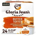 thumbnail image 1 of Gloria Jean's Coffees Butter Toffee Coffee Keurig K-Cup Pods Medium Roast 24/Box 60051-012, 1 of 6