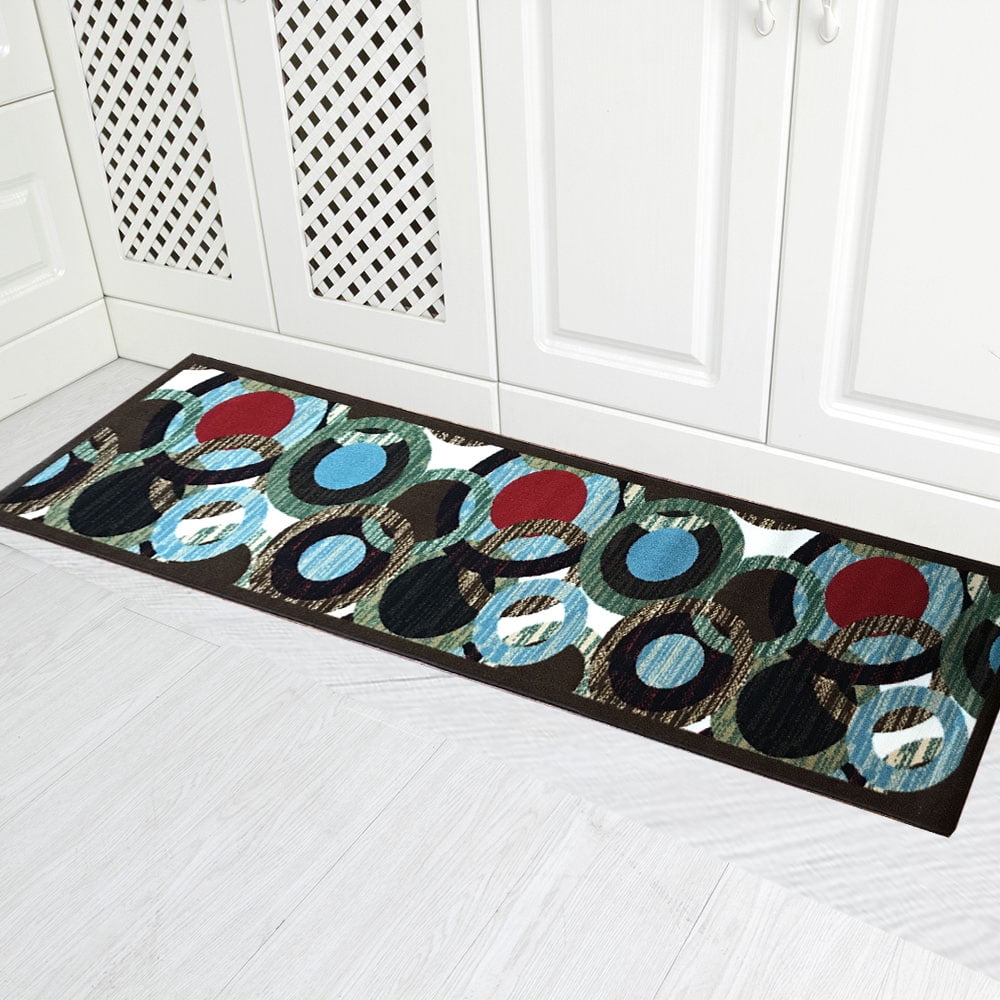 Gloria Kitchen Rug NonSkid Runner Kitchen Mats for Floor NonSlip Hallway Runners with Rubber