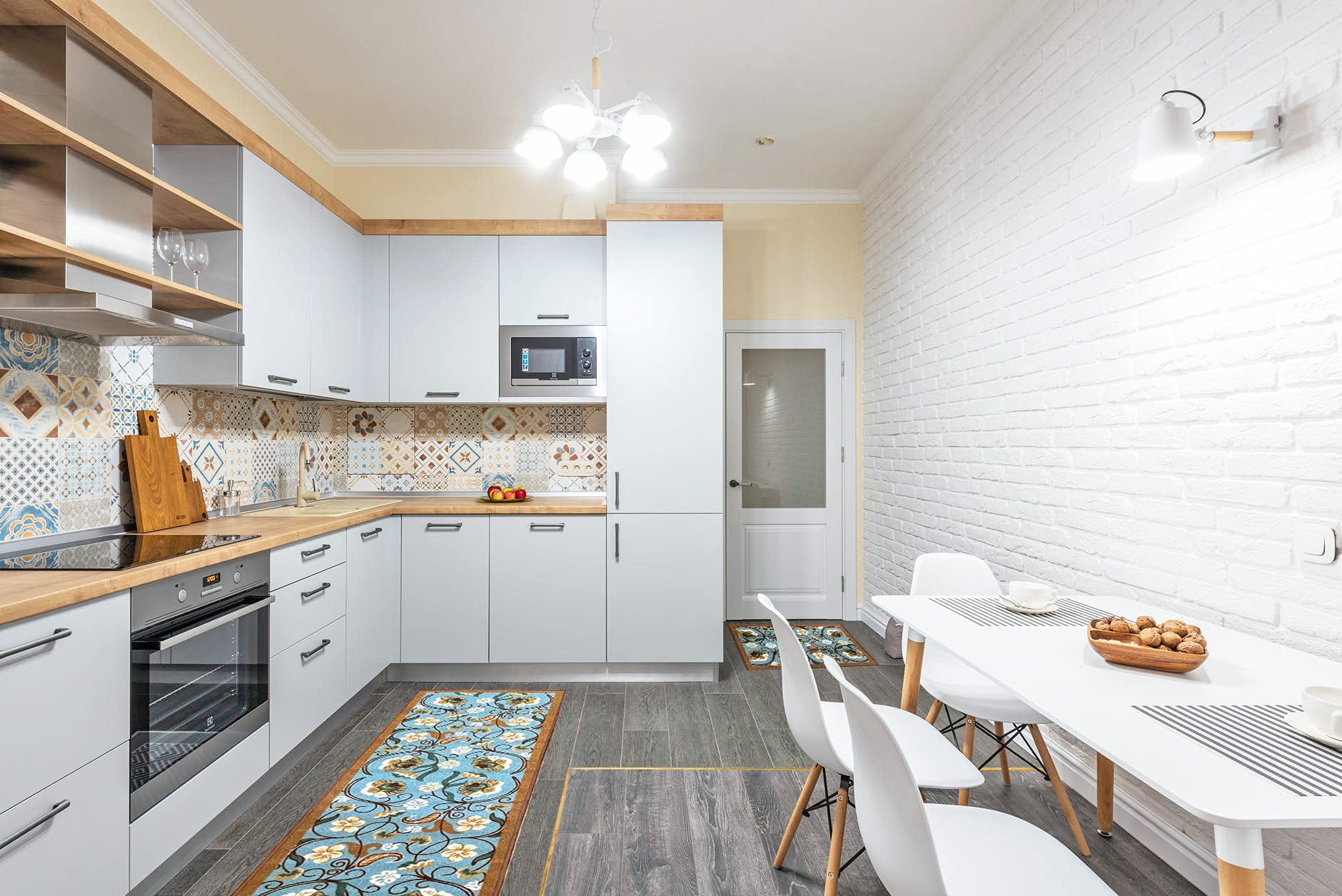 Gloria Kitchen Rug runners Set 2 Piece Set NonSlip NonSkid Kitchen Mats for floor and Runner